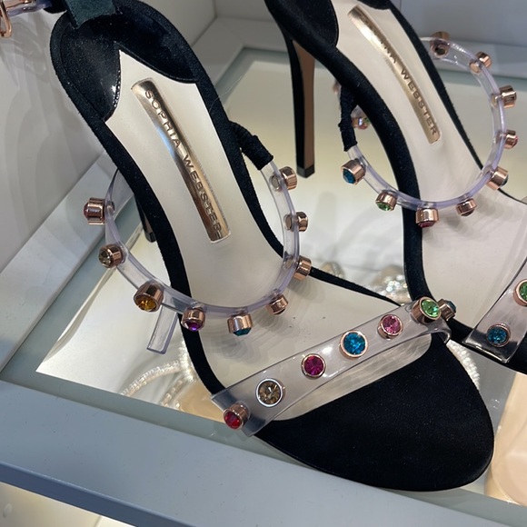 Sophia Webster Rainbow Stiletto Sandals - Picture 2 of 8